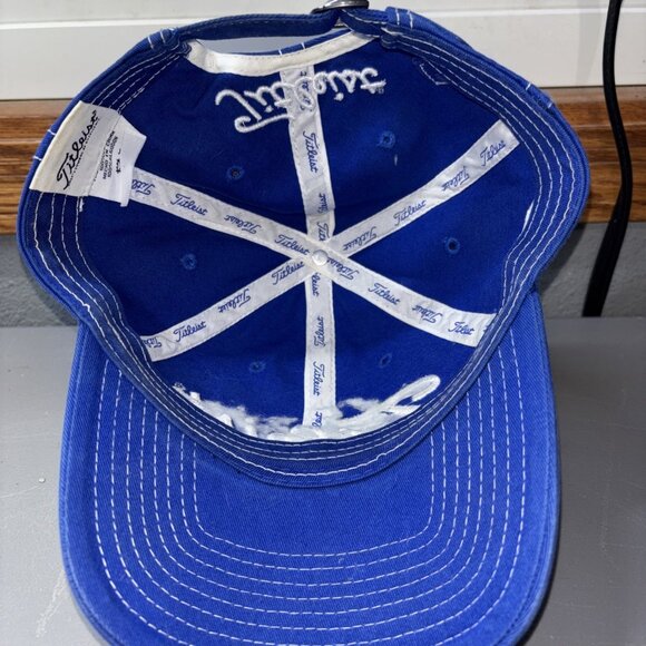 Titleist Pro V1 Golf Cap Strap Back , Blue White Y2K - Picture 5 of 6